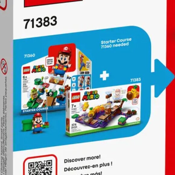 Brand New Lego Super Mario Wiggler's Poison Swamp Expansion 71383 - Picture 3 of 9